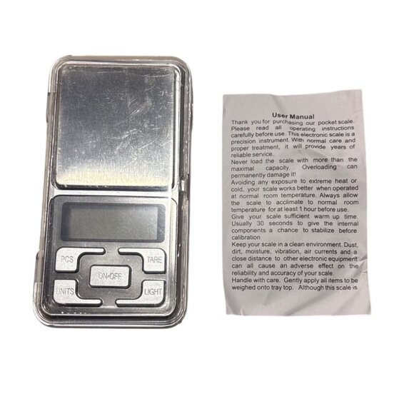 Digital Pocket Scale 500g/0.1g Precision With LCD Display & Protective Cover - Picture 2 of 7